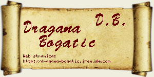 Dragana Bogatić vizit kartica